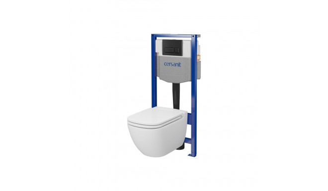 WC komplekt S701-772 raamiga + must matt nupp