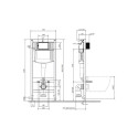WC SET S701-772 WITH FRAM +BL MAT BUTTON
