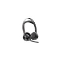 POLY Voyager Focus 2 Microsoft Teams Certified USB-C-C Headset +USB-C/A Adapter