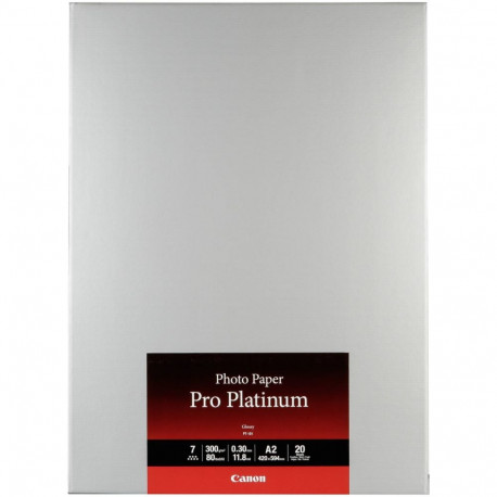 Canon PT-101 A 2, 20 Sheets Photo Paper Pro Platinum 300 g