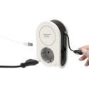 REV USB laadija Flex 3in1 0,8 m + 1x pistikupesa