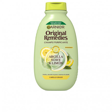 GARNIER ORIGINAL REMEDIES champú arcilla suave y limón 400 ml