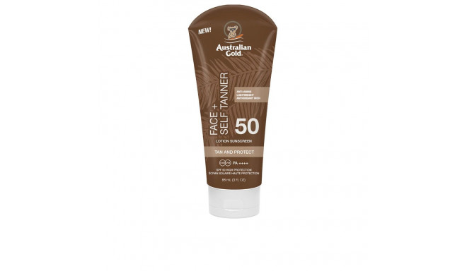 AUSTRALIAN GOLD FACE SELF TANNER SPF50 sunscreen 88 ml