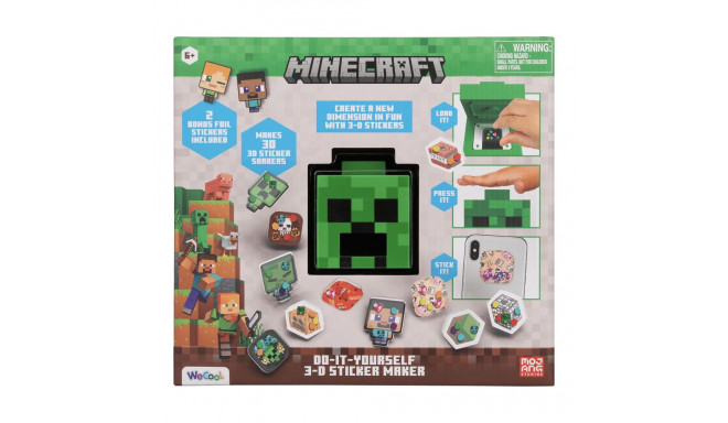 MINECRAFT DIY komplekt 3D kleebiste tegija