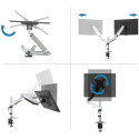 "Tischhalterung für 1 Monitor bis 69cm 27"" 8KG Digitus DA-90351"
