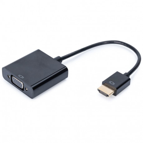 "DIGITUS HDMI-Konverter HDMI-A -> VGA(D-Sub) schwarz"