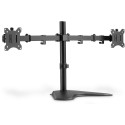 "Monitorhalterung für 2 Monitore 2x 15-32"" 2x 8KG DIGITUS schwarz Standfuß DA-90401"
