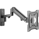 "Monitor Wandhalterung für 1 Monitor 43"" 23KG DIGITUS schwarz Gasdruckfeder DA-90428"