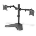 "Monitorhalterung für 2 Monitore 2x 15-32"" 2x 8KG DIGITUS schwarz Standfuß DA-90401"