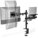 "Monitorhalter mit Notebookhalterung (17-32"") / Notebook-Halter 9KG schwarz DA-90436"