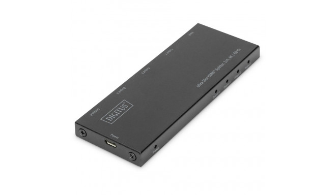 "DIGITUS Ultra Slim HDMI Splitter, 1x4, 4K / 60 Hz"