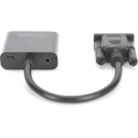 "DIGITUS Konverter VGA > HDMI + Audio Full HD 1080p schwarz"
