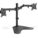 "Monitorhalterung für 2 Monitore 2x 15-32"" 2x 8KG DIGITUS schwarz Standfuß DA-90401"