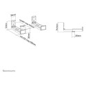"Universelle Soundbar Halterung. tiefenverstellbar (9-15.4 cm) 15KG AWL29-550BL1 Neomounts"