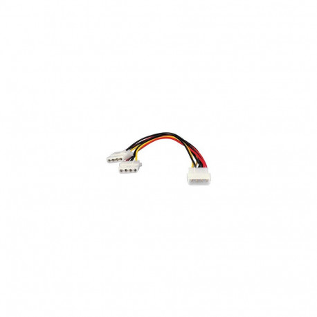 "Equip Stromkabel Y-Kabel 1x 13.3cm > 2x 13.3cm St/Bu 0.20m Polybeutel"