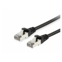 "Equip Patchkabel Cat6 S/FTP 2xRJ45 0.15m schwarz LSZH Polybeutel"