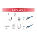 "Equip Patchkabel Cat6 S/FTP 2xRJ45 1.00m blau LSZH Polybeutel"