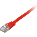 "Equip Patchkabel Cat6A U/FTP 2xRJ45 1.00m rot Flach LSZH Polybeutel"