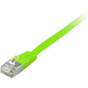 "Equip Patchkabel Cat6A U/FTP 2xRJ45 1.00m grün Flach LSZH Polybeutel"