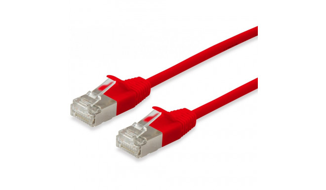 "Equip Patchkabel Cat6A F/FTP 2xRJ45 2.00m rot Slim LSZH Polybeutel"