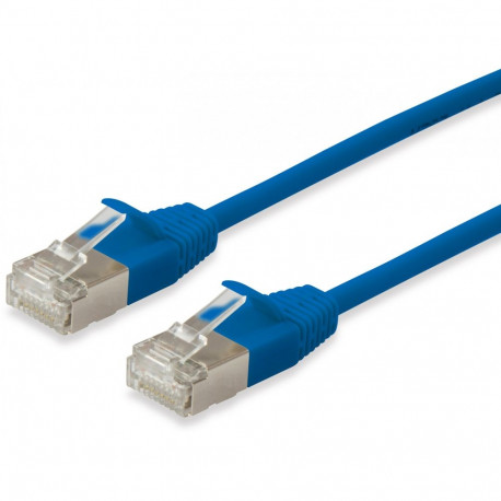 "Equip Patchkabel Cat6A F/FTP 2xRJ45 7.50m blau Slim LSZH Polybeutel"