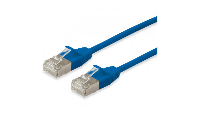 "Equip Patchkabel Cat6A F/FTP 2xRJ45 0.25m blau Slim LSZH Polybeutel"