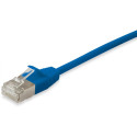 "Equip Patchkabel Cat6A F/FTP 2xRJ45 0.25m blau Slim LSZH Polybeutel"