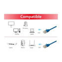 "Equip Patchkabel Cat6A F/FTP 2xRJ45 0.50m blau Slim LSZH Polybeutel"