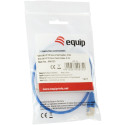 "Equip Patchkabel Cat6A F/FTP 2xRJ45 0.50m blau Slim LSZH Polybeutel"