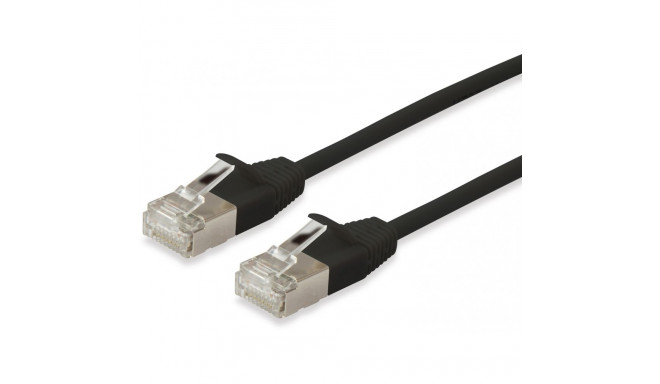 "Equip Patchkabel Cat6A F/FTP 2xRJ45 0.50m sw Slim LSZH Polybeutel"