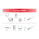 "Equip Patchkabel Cat6A S/FTP 2xRJ45 15.00m weiß LSZH Polybeutel"