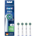 "Oral-B Aufsteckbürsten CrossAction Pro 4er Weiß"