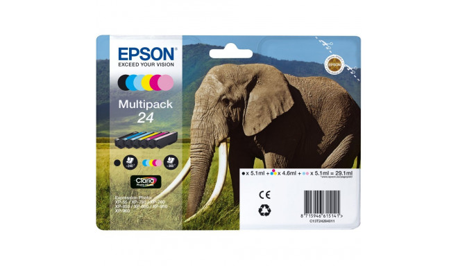 "Epson 24 6-Pack MULTIPACK T2428"