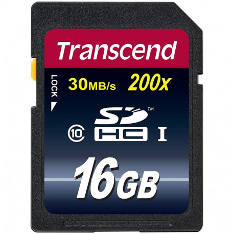 "CARD 16GB TRANSCEND SDHC (Class10)"