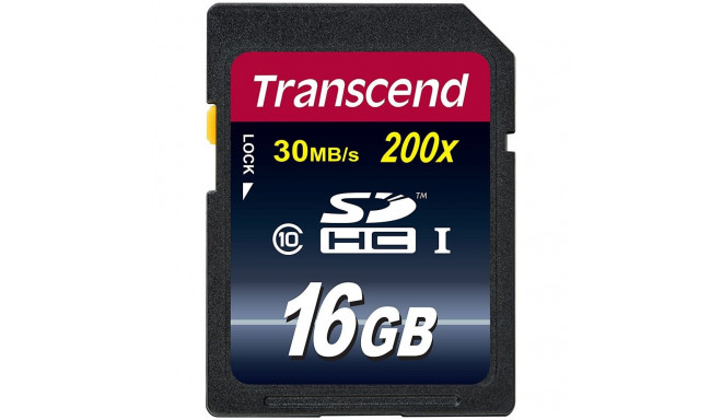 "CARD 16GB TRANSCEND SDHC (Class10)"