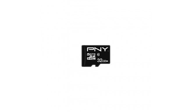 "CARD 32GB PNY Performance Plus MicroSDHC Klasse 10 Schwarz"
