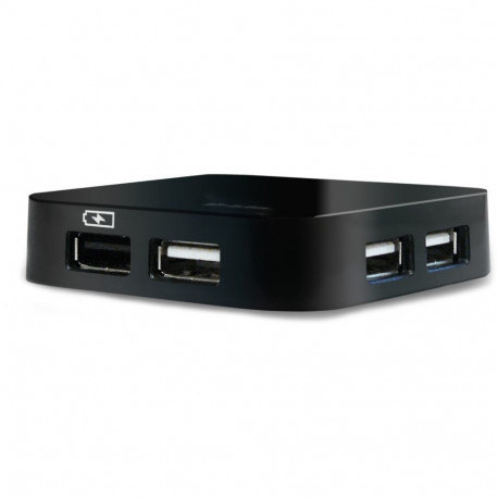 "DUB-H4 4-Port USB2 Hub mit Netzteil schwarz retail"