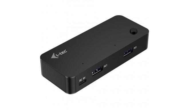 "D I-TEC Universal KVM HUB 2x USB-C 3.2 Gen.1 + 2x USB-A 3.2 Gen.1 1x USB-C power-in"