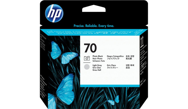 "HP Tinte 70 Schwarz + Hell Grau (C9407A)ght"