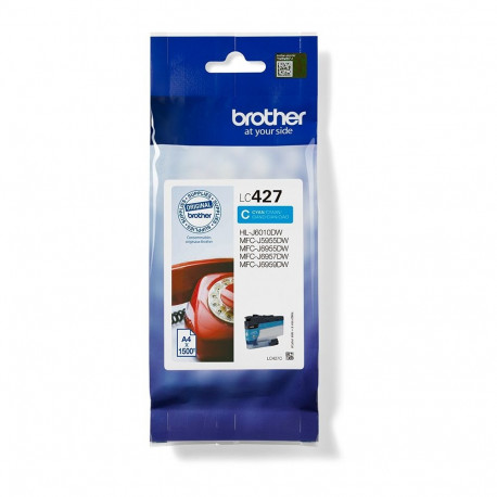"Brother Tinte LC-427C Cyan bis zu 1.500 Seiten nach ISO/IEC 24711"