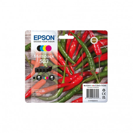 "Epson Tinte 503 C13T09Q64010 4er Multipack (BKMCY) bis zu 165 Seiten"