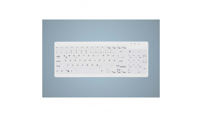 "CHERRY AKTIVE KEY Hygiene Compact Ultraflat Keyboard with Nu"