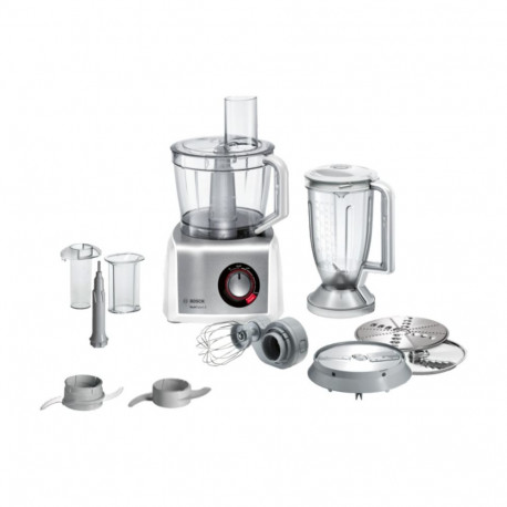 "Bosch Kompakt-Küchenmaschine Multi Talent 8 1250 W *weiß/Edelstahl*"