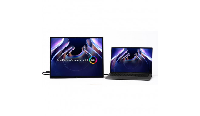 "ASUS ZenScreen Fold MQ17QH 43.94cm (4:3)OLED"
