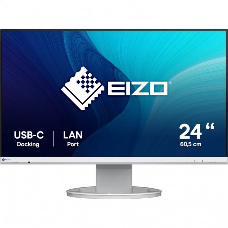 "EIZO 60.5cm (23.8"") EV2490-WT 16:09 HDMI+DP+USB-C white"