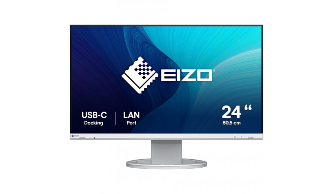 "EIZO 60.5cm (23.8"") EV2490-WT 16:09 HDMI+DP+USB-C white"