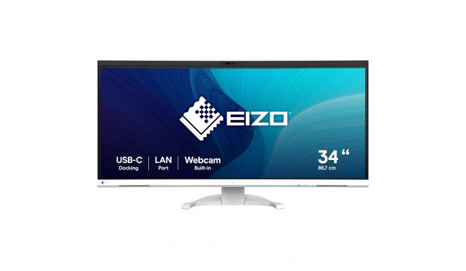 "EIZO 86.7cm (34.1"") EV3450XC-WT 21:9 4K 2xHDMI+DP+USB-C Curv"