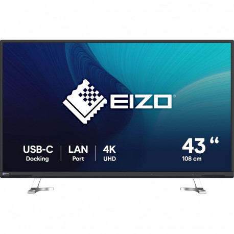 "EIZO 108cm (42.5"") EV4340X-BK 16:09 4K 2xHDMI+DP+USB-C IPS"