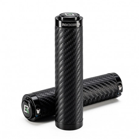 Rockbros Bike Grips Twisted Straight Anti-Slip Grips - Black