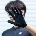 Rockbros Breathable Full Finger Cycling Gloves, Size: M - Gray